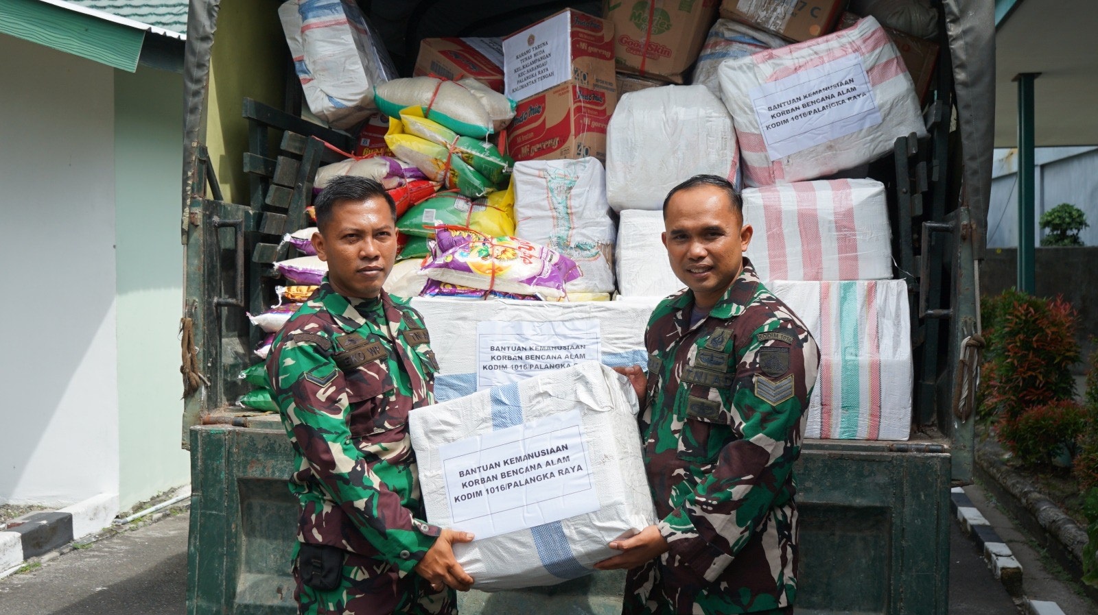 Kodim 1016 dan Warga Kirim bantuan untuk Korban Bencana Sumatera