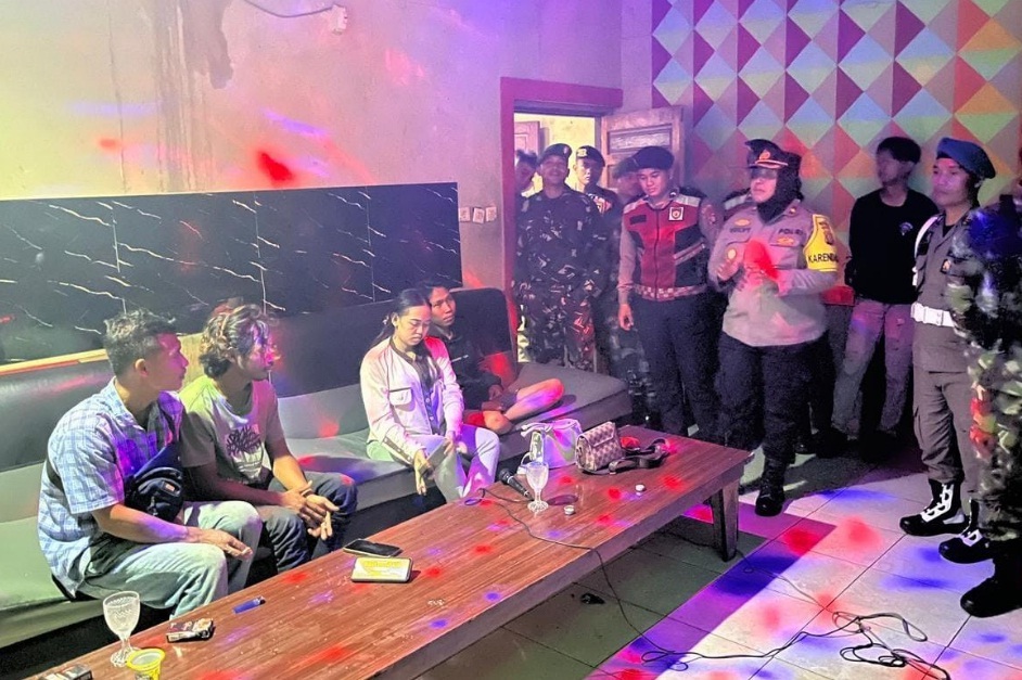 Jelang Nataru, Polres Bartim Patroli Gabungan Skala Besar