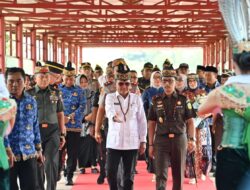 Gubernur Agustiar Sambut Kajati Kalteng Nurcahyo