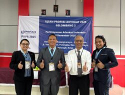 ‎PERADI Palangka Raya Gelar Ujian Profesi Advokat, Tegaskan Zero KKN