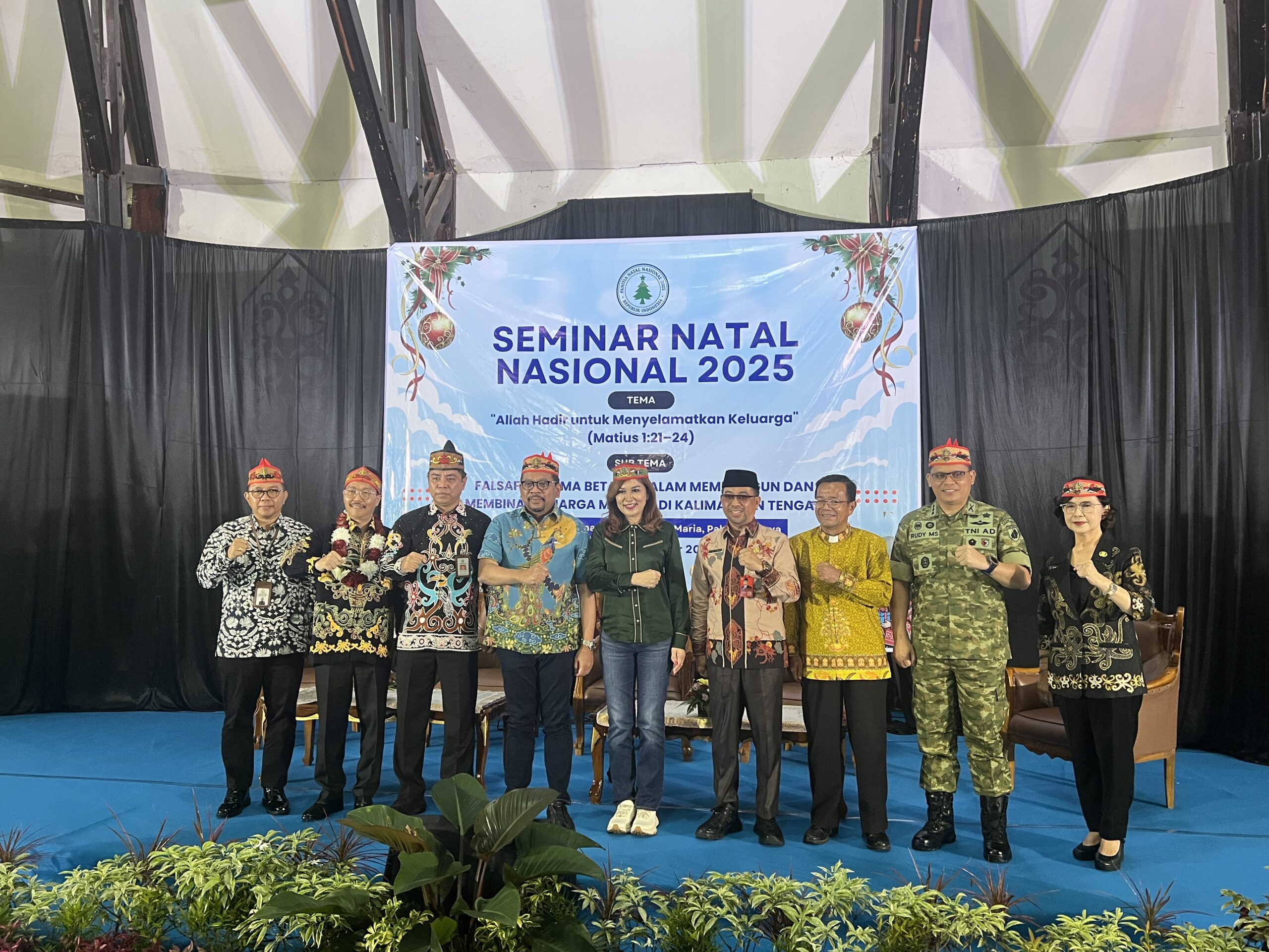 Huma Betang Jadi Spirit Seminar Natal Nasional 2025 di Palangka Raya