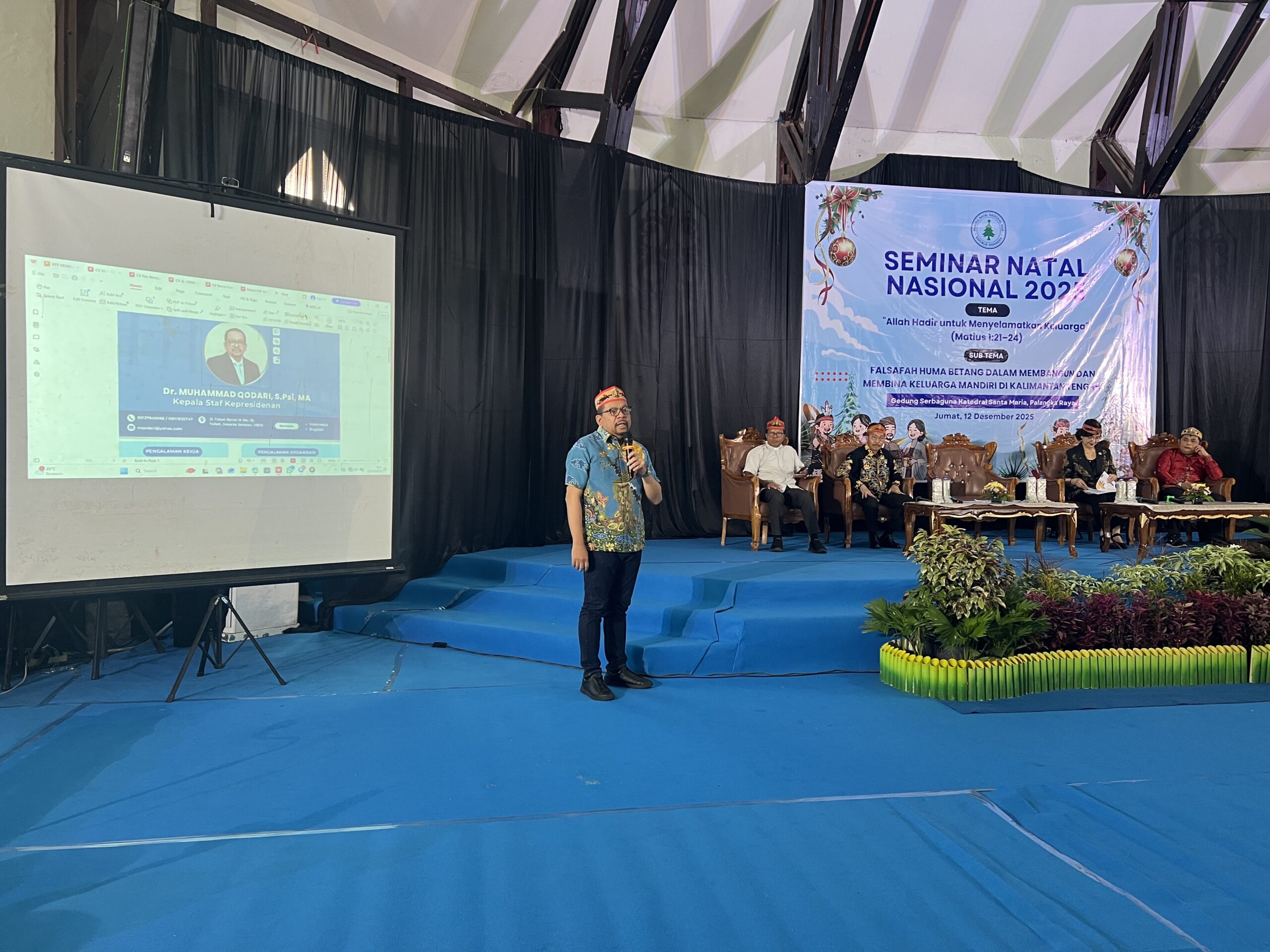 Huma Betang Jadi Spirit Seminar Natal Nasional 2025 di Palangka Raya