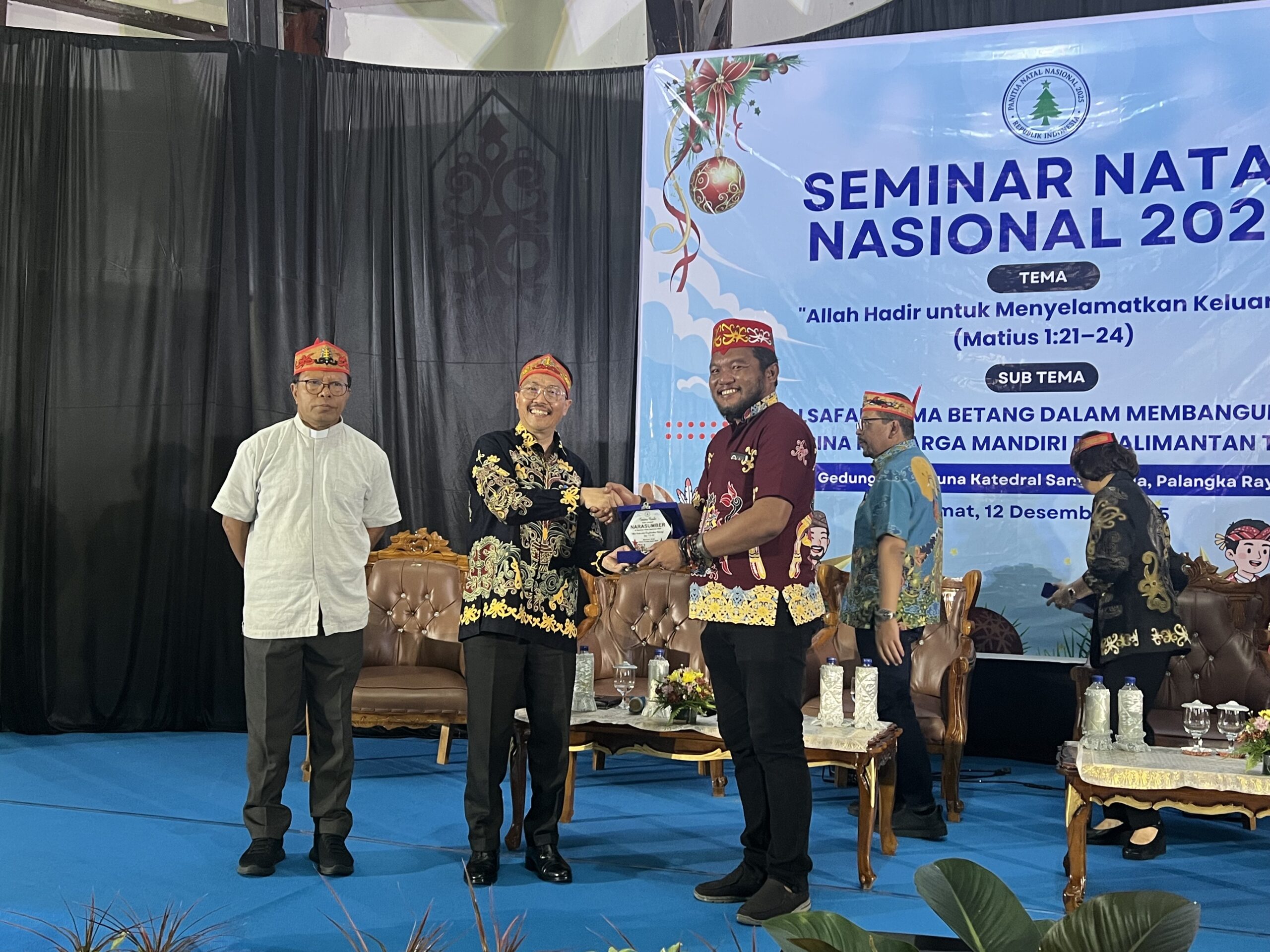 Huma Betang Jadi Spirit Seminar Natal Nasional 2025 di Palangka Raya
