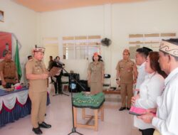 Wabup Lantik Anggota BPD Desa Petak Puti dan Danau Pantau