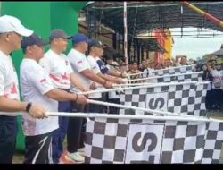 Pj Sekda Turut Melepas Peserta Jalan Sehat HUT Bhayangkara