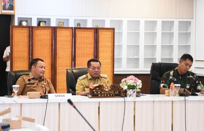 Bupati Ikuti Rakor Pengendalian Inflasi Tahun 2025