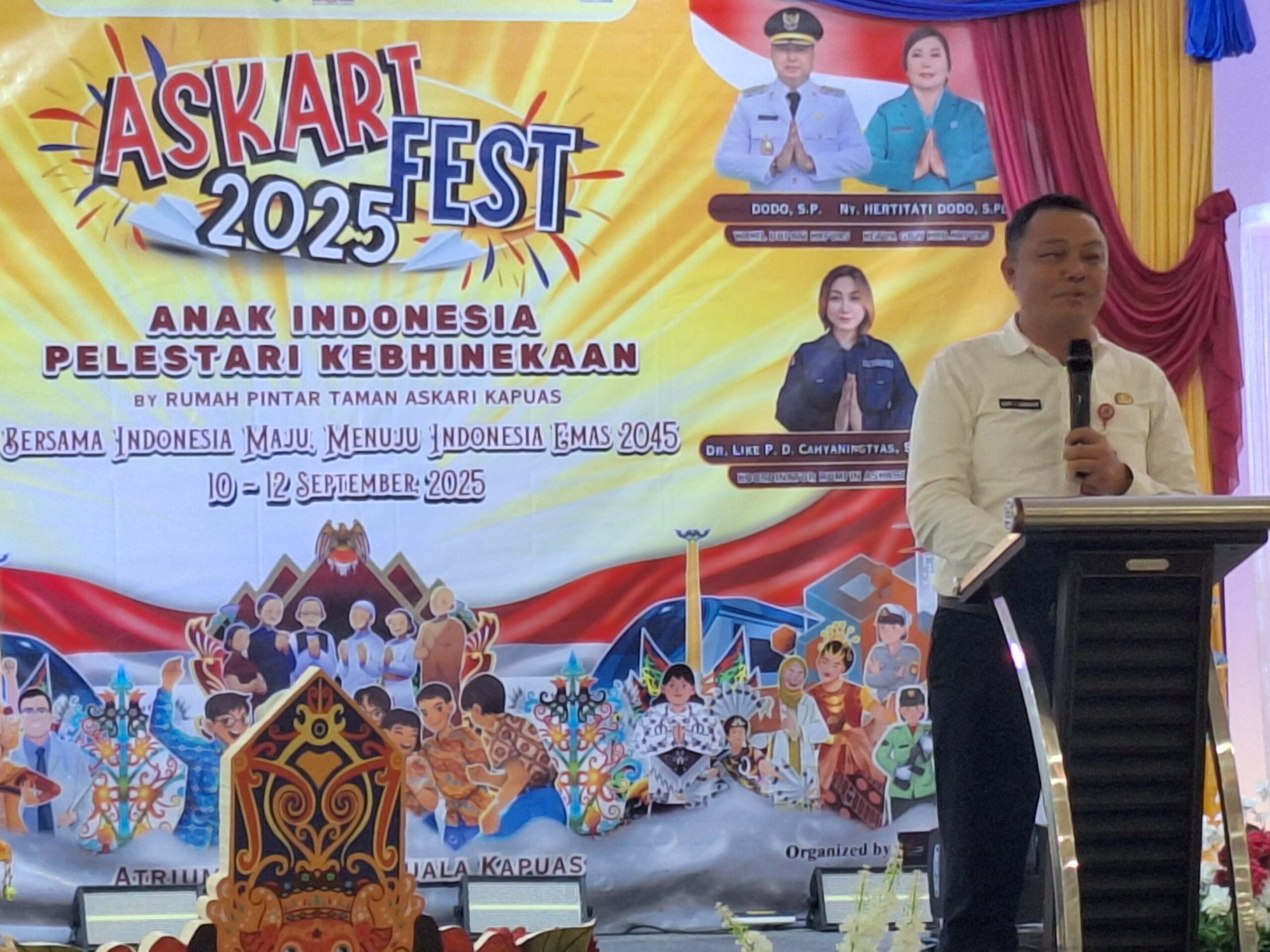 Sekda Kapuas Buka Askari Fest 2025