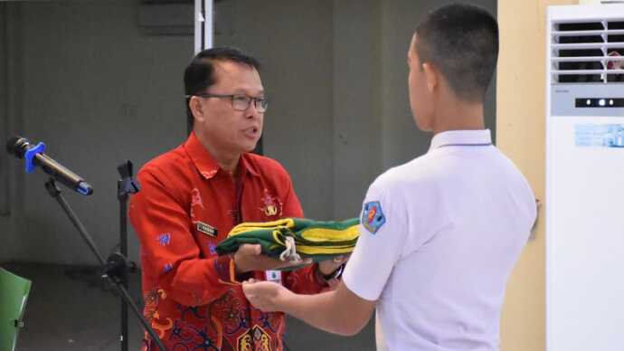 Pusdiklat Paskibraka Kapuas 2025 Diikuti 44 Peserta