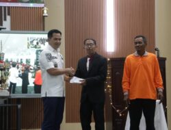 Bupati Pulpis Hadiri Perayaan Natal di Desa Pangkoh Hulu