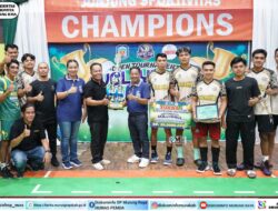 Ribuan Masyarakat Antusias Saksikan Final Turnamen Volly Ball Bupati Cup