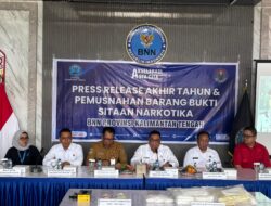 BNNP Kalteng Kolaborasi Ungkap 42 Kasus Sepanjang 2025