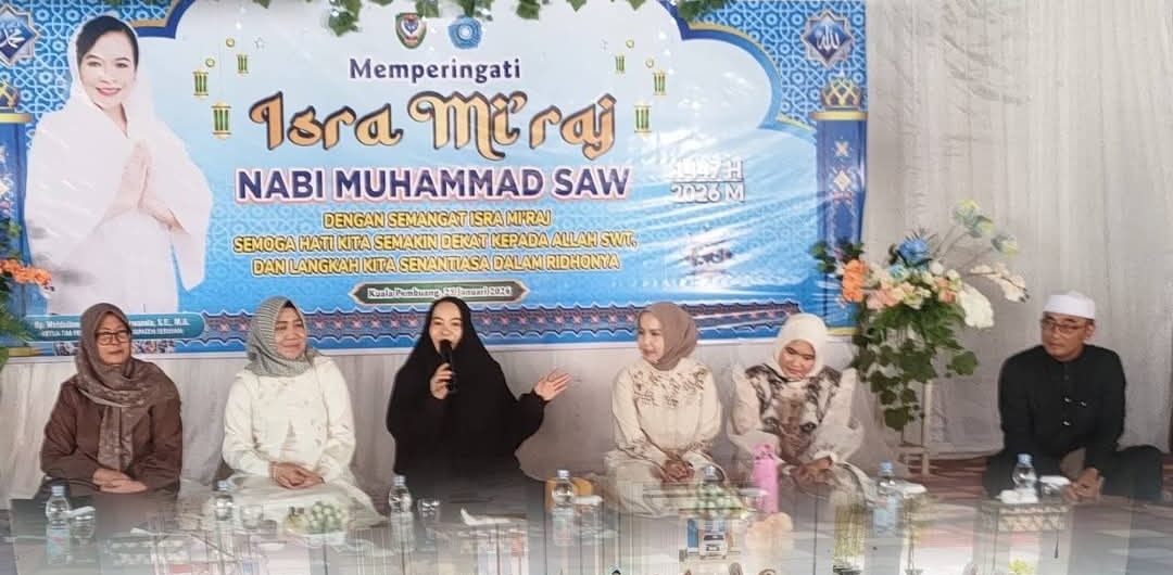 Ketua TP PKK Seruyan Ajak Kader Perkuat Iman Lewat Isra Miraj