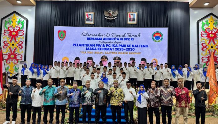 PW IKA PMII Kalteng Resmi Dilantik, Perkuat Sinergi Strategis dengan Pemprov Bangun Daerah