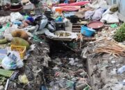 TERTIBKAN PKL DI PASAR BESAR -Satpol PP P.Raya Bongkar Lapak di Atas Drainase