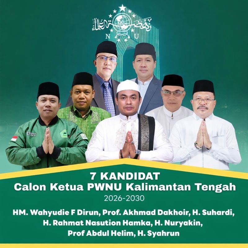 Jelang Konferwil, Ini 7 Calon Kuat Ketua PWNU Kalteng