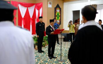 Bupati Heriyus Lantik 6 JPT Pratama, Berikut Daftar Namanya