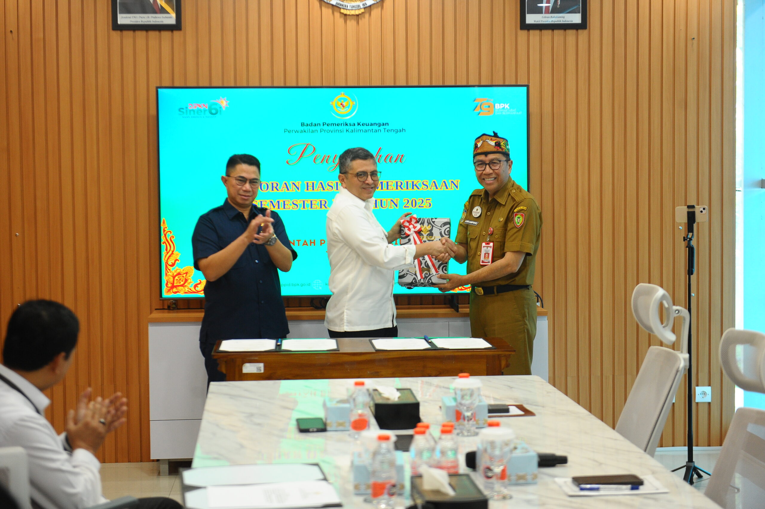 Pemprov Kalteng Terima LHP Semester II Tahun 2025 dari BPK