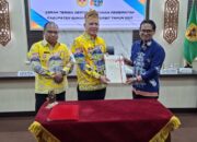 Bupati Jaya Monong Serah Terima Sertifikat Tanah Aset Pemkab Gumas