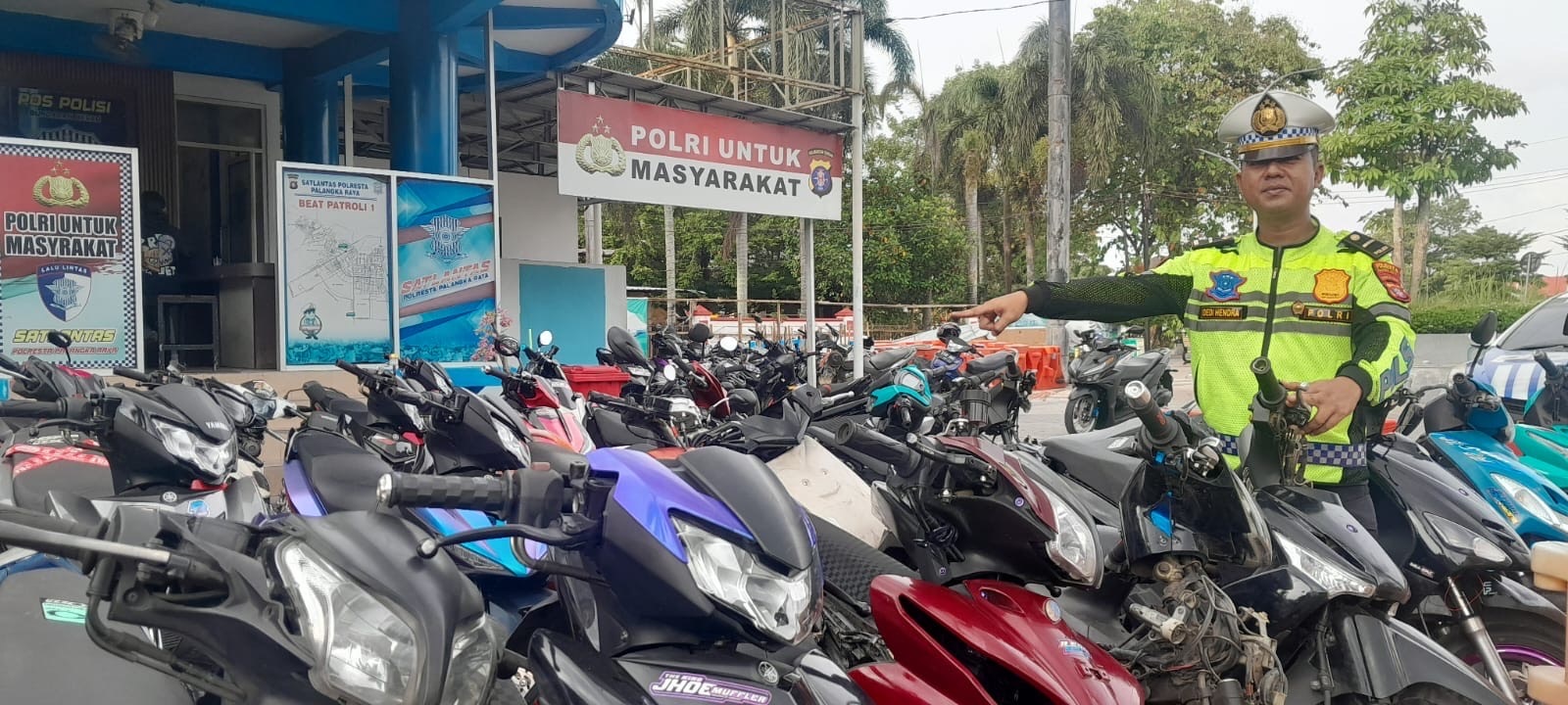 3 Hari Razia Balap Liar, 170 Unit Sepeda Motor Diamankan