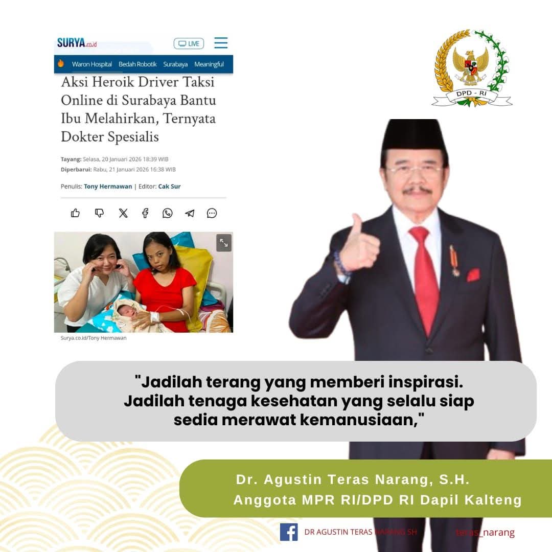 KISAH INSPIRATIF-Teras Narang Terinspirasi Dokter Rosa