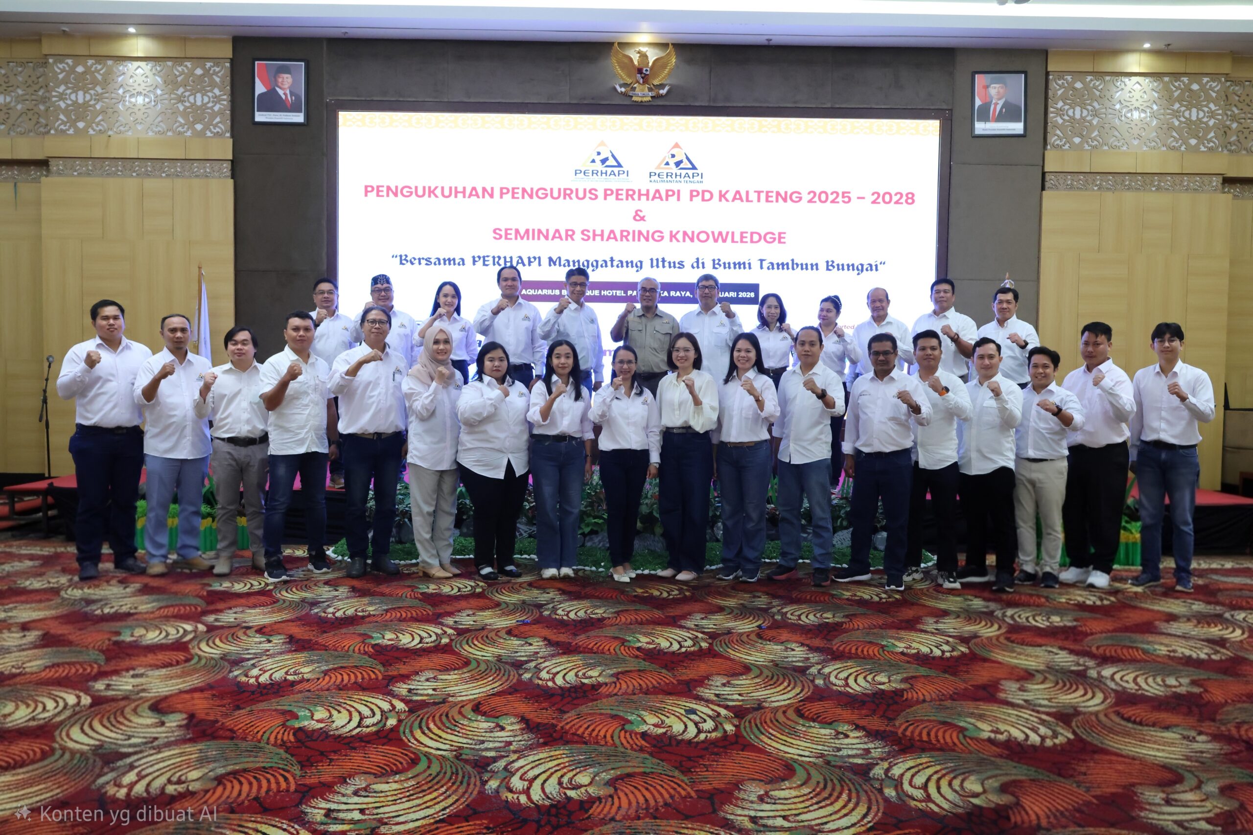 PERHAPI Kalteng Dikukuhkan, Usung Kearifan Lokal Kawal Pertambangan Beretika dan Berkelanjutan