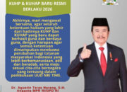 Teras Sosialisasikan KUHP dan KUHAP yang Baru