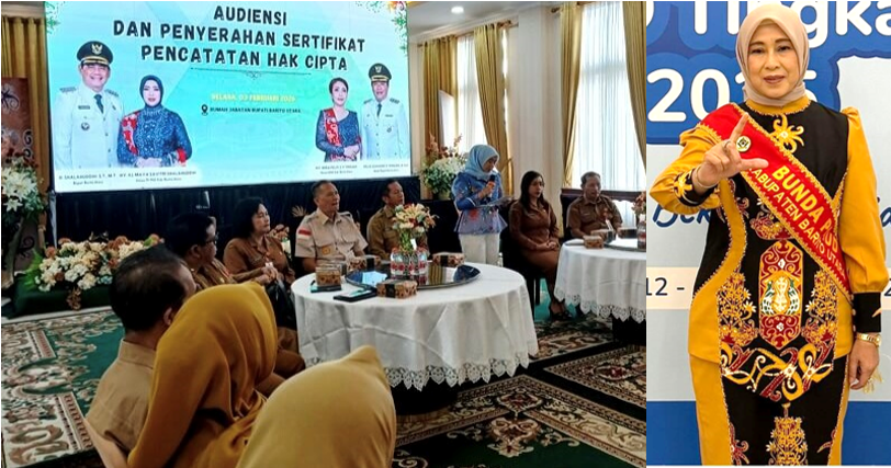 DIBEKALI PERLINDUNGAN HUKUM-Batik Barito Utara Siap Naik Kelas di Era Kreatif