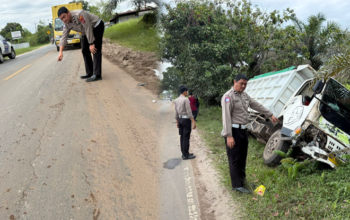 Pengendara Scoopy Tewas di Tempat Tabrakan dengan Dump Truck di Mahir Mahar