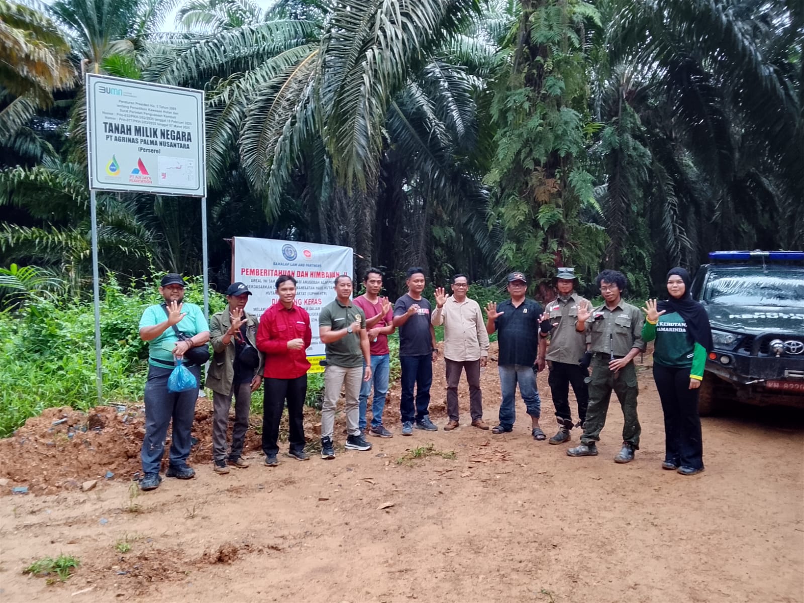 Setelah Perdebatan Panas, PT Agrinas menyerah Sepakati Tapal Batas Area Milik Koperasi Anugerah Alam Permai 