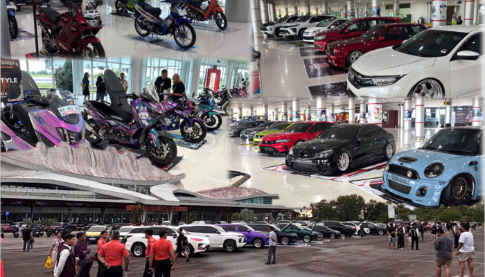 PALANGKA RAYA MOTO FEST #3-Warna-warni Modifikasi Otomotif di Bandara Tjilik Riwut