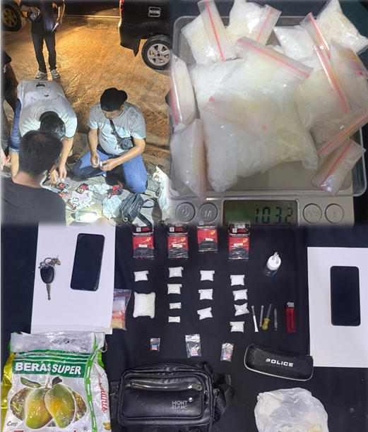 Sita 103,2 Gram Sabu dan Ekstacy, Satresnarkoba Polres Kobar Tangkap Tiga Pengedar Narkotika 