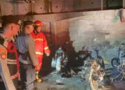 Bengkel Terbakar, 3 Sepeda Motor Hangus