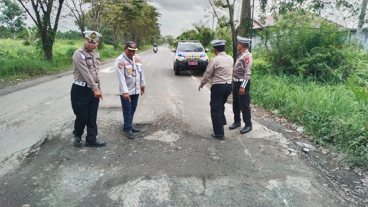 Ops Keselamatan Telabang 2026, Satlantas Cek Prasarana Jalan