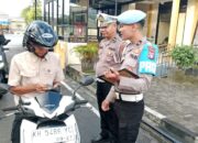 Satlantas Tertibkan Administrasi Kendaraan Anggota