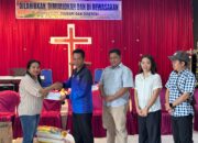 Salurkan Donasi, PWI Kalteng Berbagi Kasih