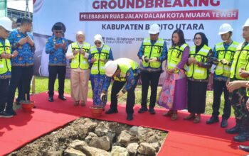 Pelebaran Jalan Kota Muara Teweh Resmi Dimulai