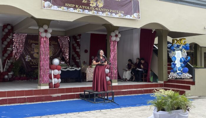 PERINGATI HUT KE-59-SMP Katolik Santo Paulus Gelar Giat Sosial dan Kreativitas Siswa