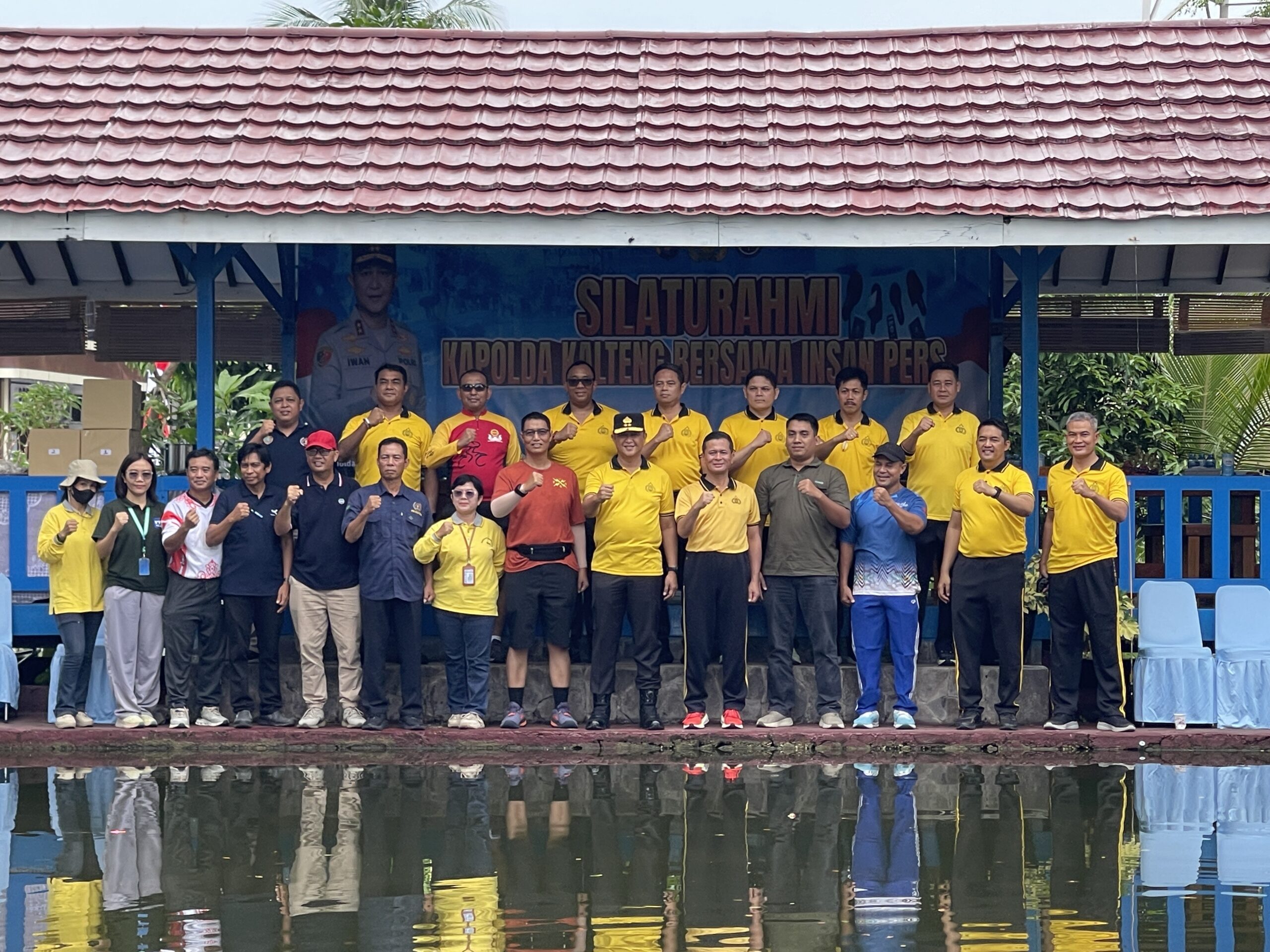 Polda Kalteng Pererat Sinergi dengan Insan Pers Lewat Mancing Bersama