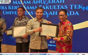 Bupati Heriyus Hadiri Malam Anugerah Kerja Sama UGM