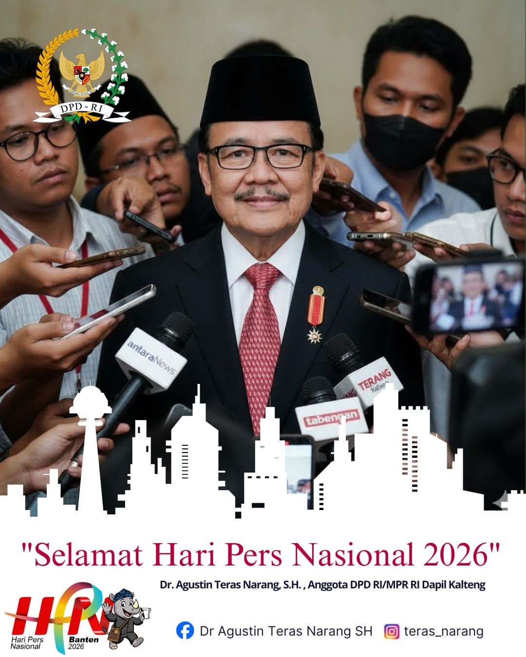 Agustin Teras Narang: Selamat Hari Pers Nasional