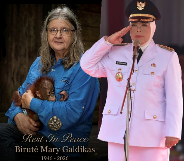Pejuang Konservasi Orangutan Prof Birute Tutup Usia 