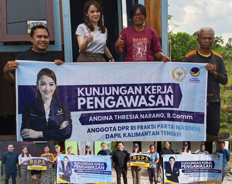 Andina Narang Monitoring Realisasi BSPS, 4 Rumah di Kalteng Rampung