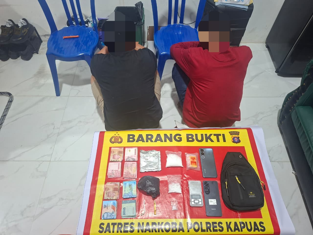 98,16 GRAM SABU DISITA-Bandar Narkoba Warga Samarinda Ditangkap di Kapuas