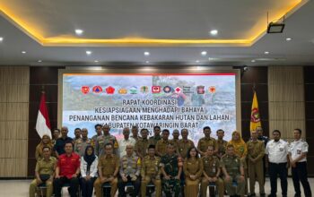 72,56 Hektare Lahan Terbakar-BPBD Kobar Gelar Rakor Kesiapsiagaan Hadapi Karhutla 2026