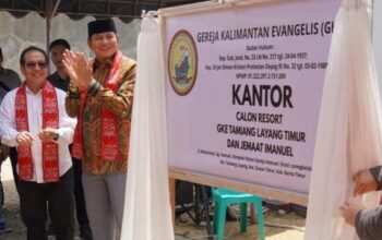 Bupati Yamin Buka Kantor Calon Resort GKE Tamiang Layang Timur