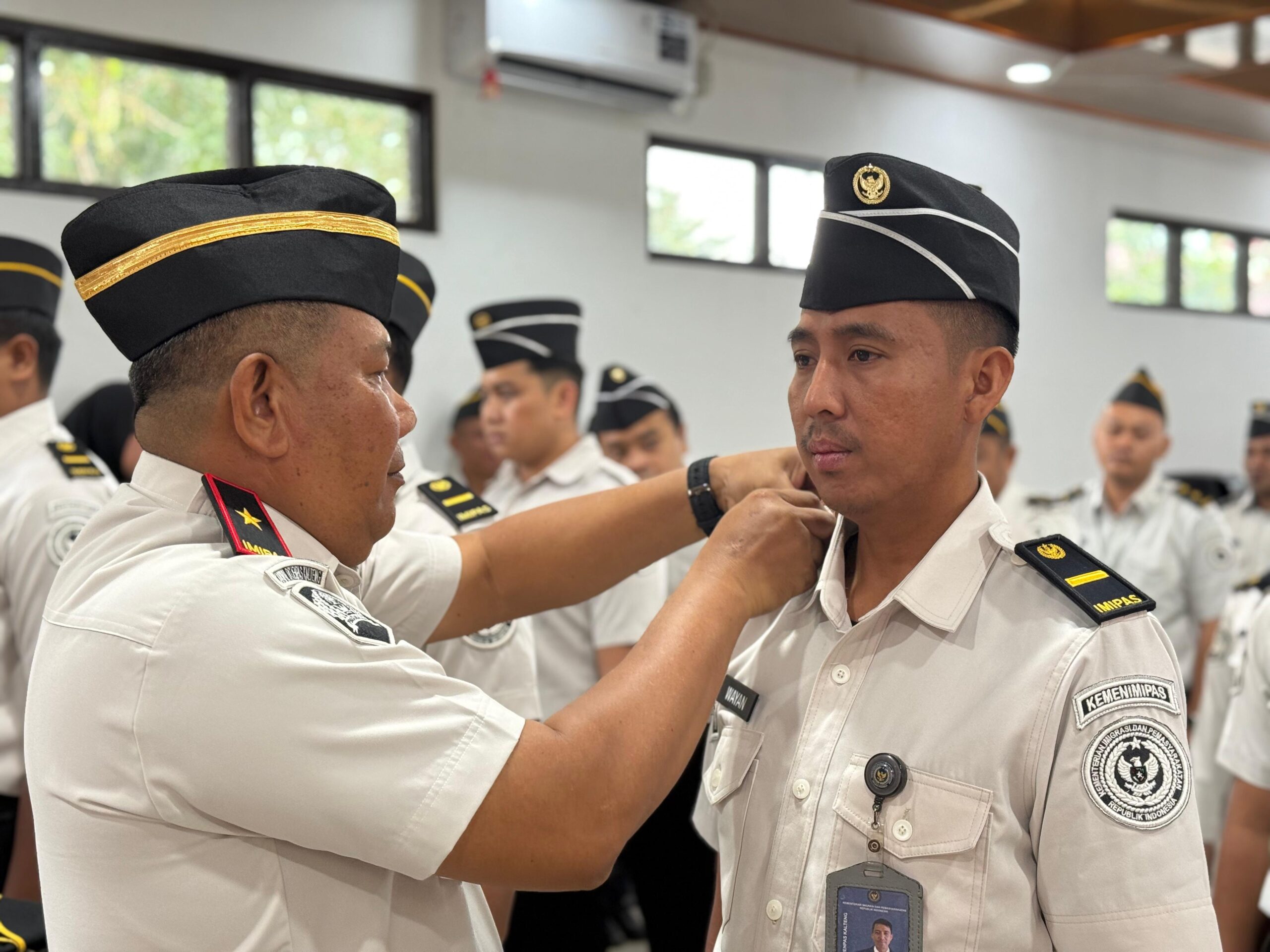 13 Pegawai Ditjenpas Kalteng Naik Pangkat