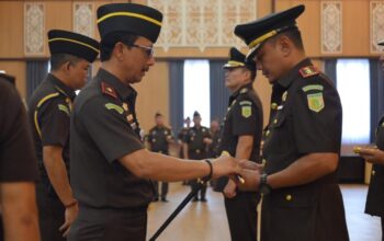 Kajati Kalteng Lantik Aspidsus dan Kajari Sukamara