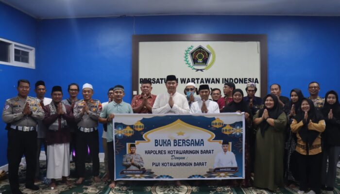 Perkuat Sinergitas, Kapolres Buka Puasa Bersama PWI Kobar