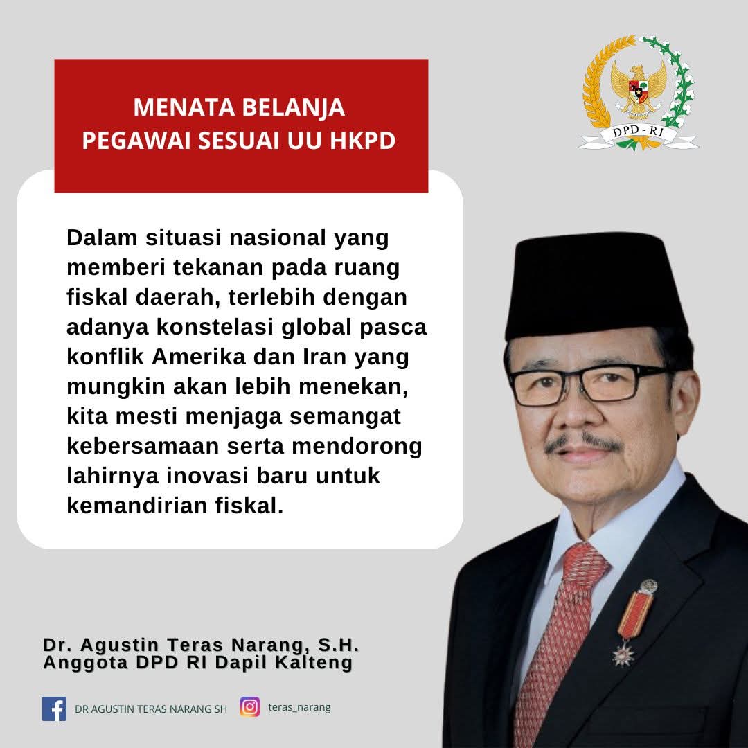 TERAS NARANG: Belanja Pegawai Harus Sesuai UU HKPD