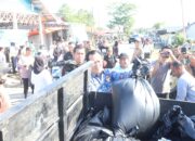Bupati dan Wabub Pulpis Gelar Aksi Bersih Lingkungan dan Launching Pemilahan Sampah